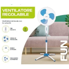 VENTILATORE A PIANTANA ALTEZZA REGOLABILE 45W