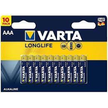 VARTA BATTERIE LONGLIFE AAA BLISTER 10 PEZZI (MEGAPACK)