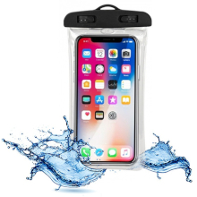 CUSTODIA PROTETTIVA IMPERMEABILE PER SMARTPHONE FINO A 6.5 POLLICI NERA