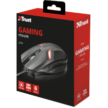 MOUSE TRUST ZIVA USB DA GAMING CON LUCI LED