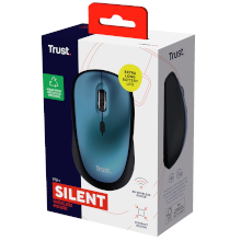 MOUSE WIRELESS TRUST SILENT ECO BLU