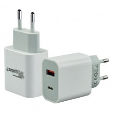 CARICABATTERIA FAST CHARGE 4.6A 23W 1 USB + 1 TYPE-C
