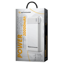 POWER BANK BEEPOWER BP-20 20000MAH 2.1A 2XUSB BIANCO