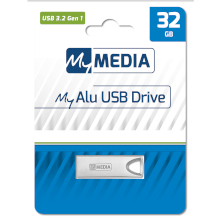 PENDRIVE MY MEDIA 32GB 3.2 ARGENTO IN METALLO