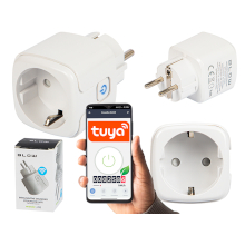 PRESA WIFI SMART INTELLIGENTE V3 APP TUYA BIANCA