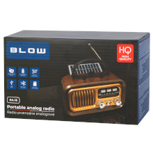 RADIO ANALOGICA PORTATILE AM/FM BLUETOOTH RA16 CON PANNELLO SOLARE