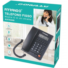 TELEFONO FISSO 10 NUMERI FUNZIONI MUTO/NON DISTURBARE/SVEGLIA AH76446