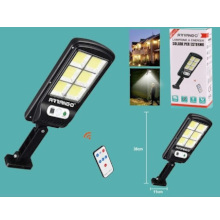 LAMPIONE SOLARE 6 LED COB 18W CON TELECOMANDO
