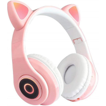 CUFFIA BLUETOOTH 5.0 CAT B39 ROSA