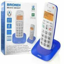 CORDLESS BRONDI BRAVO BRIGHT CON VIVAVOCE BLU