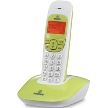 TELEFONO CORDLESS BRONDI NICE BIANCO VERDE