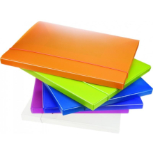 CARTELLE RIGIDE A4 CON ELASTICO CONFEZIONE 10PZ COLORI VARI