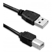CAVO USB2.0 STAMP. AM/BM OD4.0 28AWG 1,8M COL. NERO