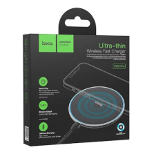 CARICABATTERIA INDUTTIVO USB-C HOCO CW6 PRO RETROILLUMINATO 2A 15W NERO