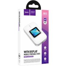 MODEM WI-FI 4G PORTATILE HOCO DQ12 CON DISPLAY BATTERIA 3000MAH BIANCO