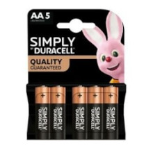 5 STILO AA DURACELL SIMPLY