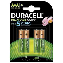 DURACELL RICARICABILE 900MAH STAY CHARGED (AAA) MINI STILO 4 PZ