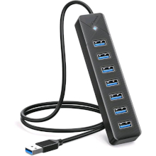 HUB 7 PORTE USB 3.0 ENCORE EN-380 5GBPS CON INDICATORE LED