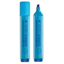 EVIDENZIATORE FLUO TRATTO VIDEO AZZURRO