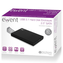 BOX PER HDD/SSD SATA DA 2.5 POLLICI USB 3.2 SENZA VITI