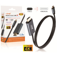 ADATTATORE DA TYPE-C A HDMI 4K 1.8M