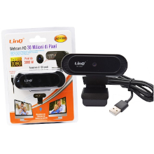 WEBCAM USB HD CON MICROFONO E ROTAZIONE DI 120 GRADI COLORE NERO