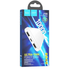 POWER BANK HOCO 10000MAH 2.1A J100 BIANCO