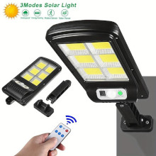 LAMPIONE SOLARE 100 LED COB CON TELECOMADO INCLUSO