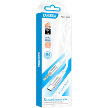 CAVO AUX KSC-895 DA JACK 3.5MM A TYPE-C 1.2M BIANCO
