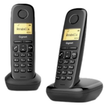 TELEFONI CORDLESS GIGASET A170 DUO NERI