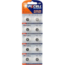 BATTERIA PKCELL AG3/LR41 1.5V ALKALINA 10 PEZZI