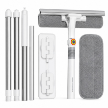 LAVAVETRI 2 IN 1 CON TERGIVETRO IN SILICONE E PANNO IN MICROFIBRA