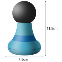 MINI MASSAGGIATORE CON BATTERIA RICARICABILE COLORI VARI