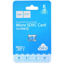 MICRO SD HOCO 64GB CLASSE 10 BLU