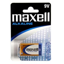 BATTERIA MAXELL ALKALINA 9V 1 PZ 723761.04.EU