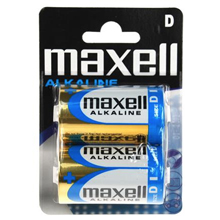 BATTERIE ALCALINE TORCIA D MAXELL 2 PZ