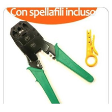 CRIMPATRICE PER CONNETTORI RJ 4,6,8 FILI + INSERITORE