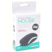 MOUSE OMEGA OM-07 OTTICO 1000 DPI BIANCO