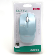 MOUSE WIRELESS 1200DPI OM229LB AZZURRO