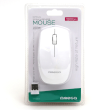 MOUSE WIRELESS 1200DPI OM229W BIANCO