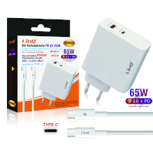 CARICABATTERIA PD 65W USB 3.0 +TYPE-C