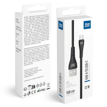 CAVO BLUE STAR USB-A USB-C 2A 12W 1M NERO