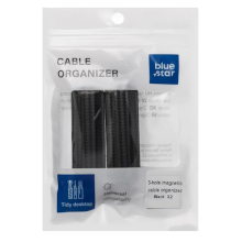ORGANIZER MAGNETICO CON BIADESIVO BLUE STAR PER 3 CAVI 2 PEZZI