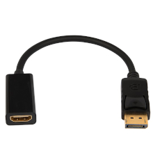 ADATTATORE DA DISPLAY PORT MASCHIO A HDMI FEMMINA 20CM