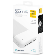 POWER BANK 20000MAH BIANCO