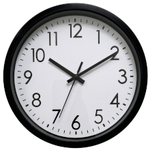 OROLOGIO DA PARETE DAYFLOW NERO