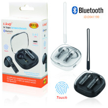 AURICOLARI BLUETOOTH TOUCH CONTROL COLORI NERO-BIANCO