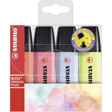 EVIDENZIATORI STABILO BOSS 4PZ NEW PASTEL
