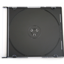 CUSTODIA SLIM PORTA CD/DVD NERA