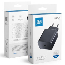 CARICABATTERIA FAST CHARGE PD QC 4.0 20W USB-C NERO